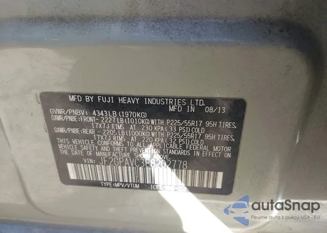 2014 Subaru Xv Crosstrek 2.0 Premium из США, поврежденный, VIN JF2GPAVC3E8202778